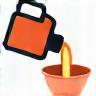 Illustration of an oil canister pouring oil