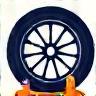 Illustration of a tire with a wrench